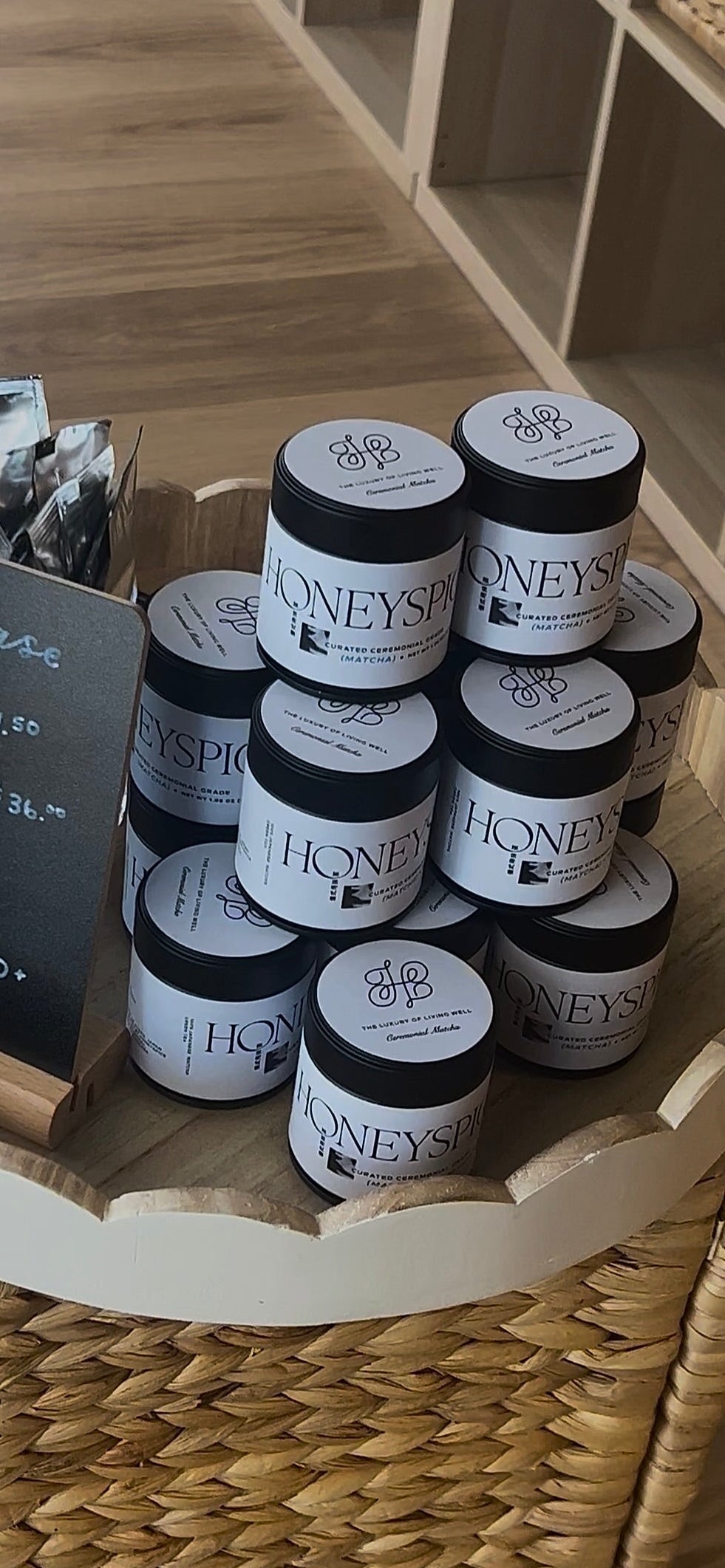 30g Honeyspice Ceremonial Matcha tins